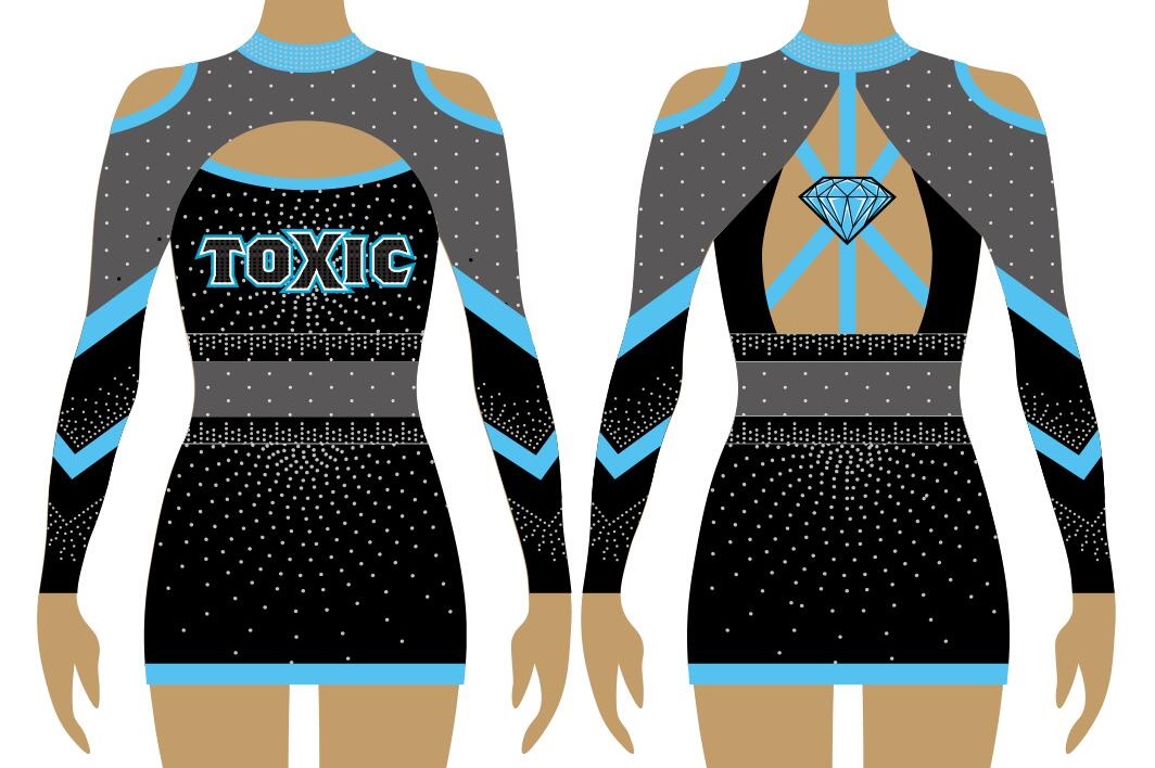 Diamonds Toxic Cheer & Dance uniforms with TLC Spirit Wear