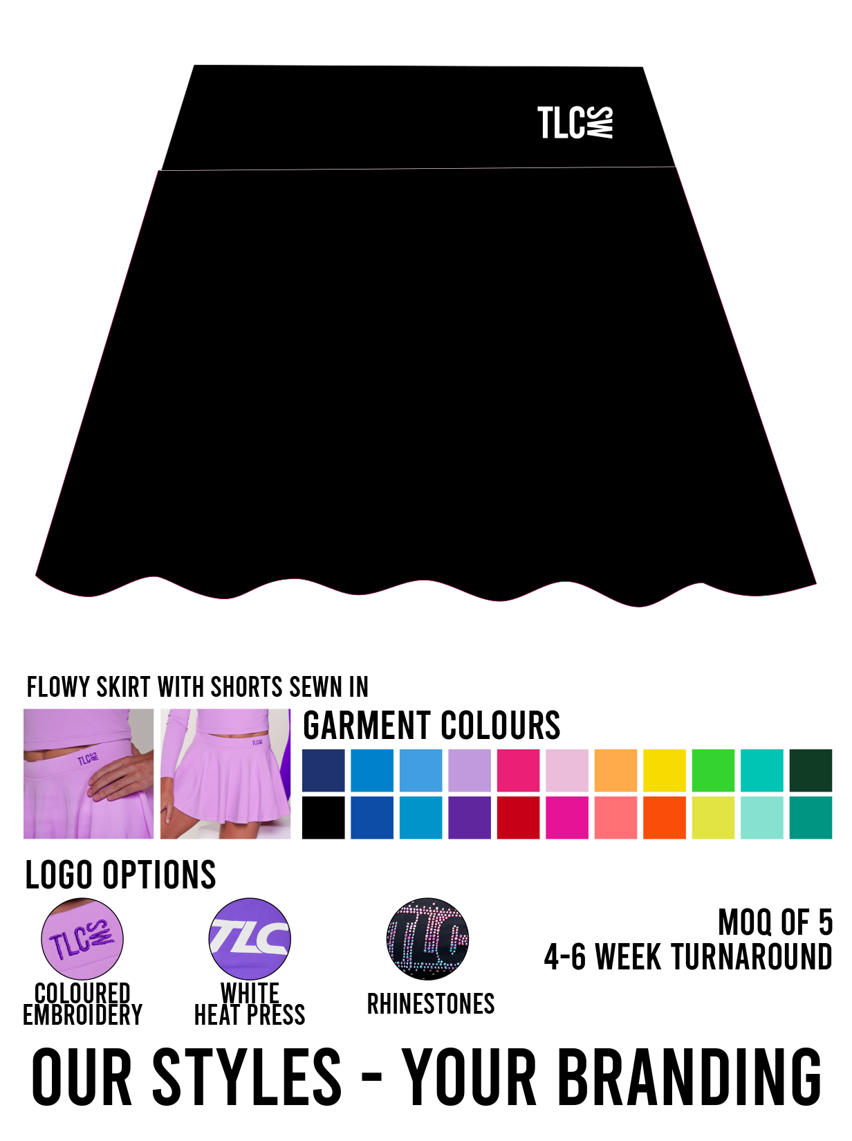 Active Wear Skirt Flowy