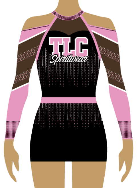 Pink Cheerleading Uniform TLC Spirit Wear Australia and New Zealand