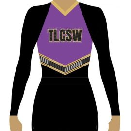 Pom Uniform Design – Purple and Gold