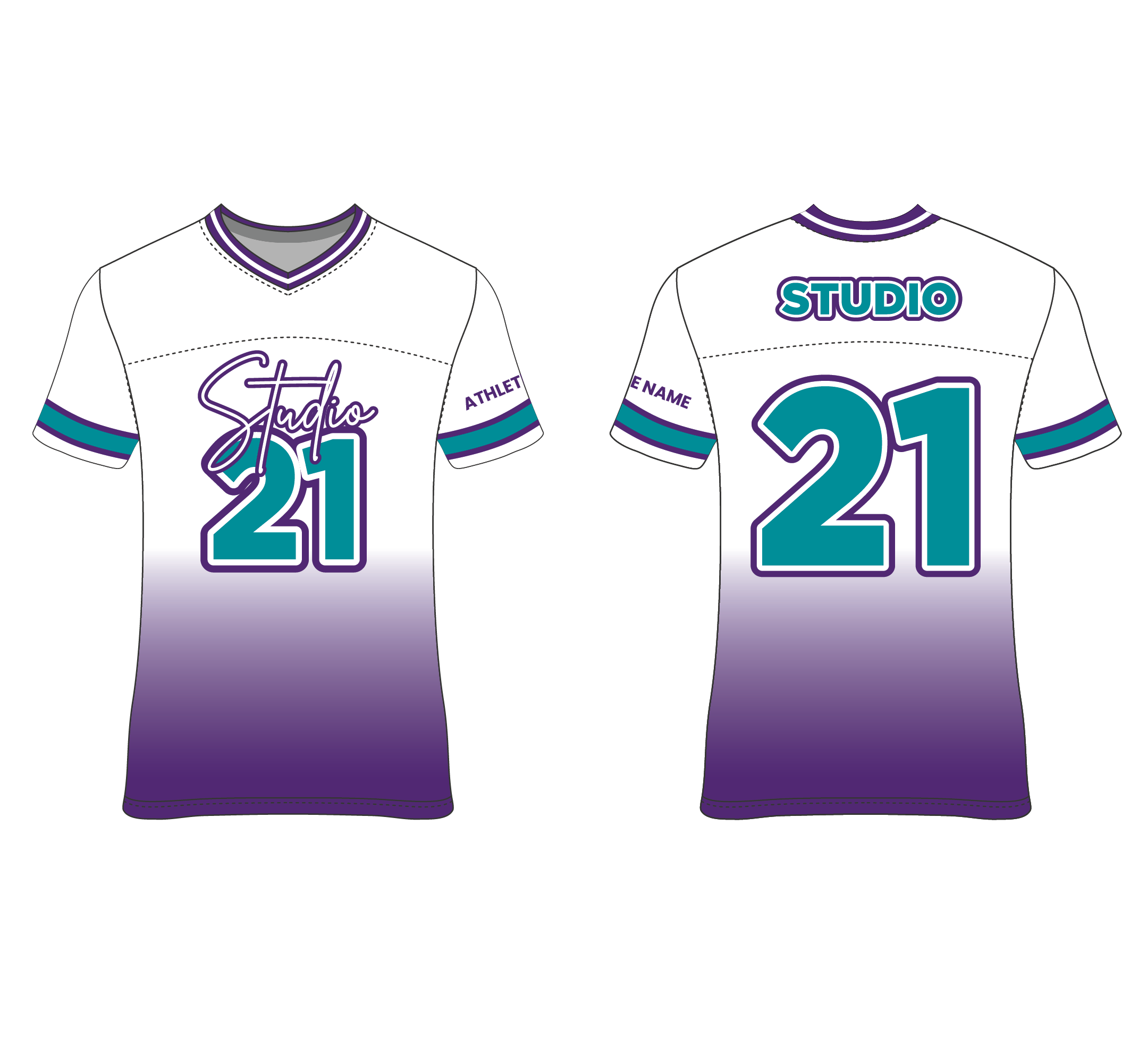 Custom jersey tee's Australian cheer and dance supplier TLC Spirit Wear