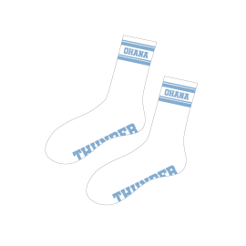 Custom Socks – Thunder Ohana