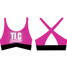 Custom Training Wear – TLC Wide Strap Cross Back Crop