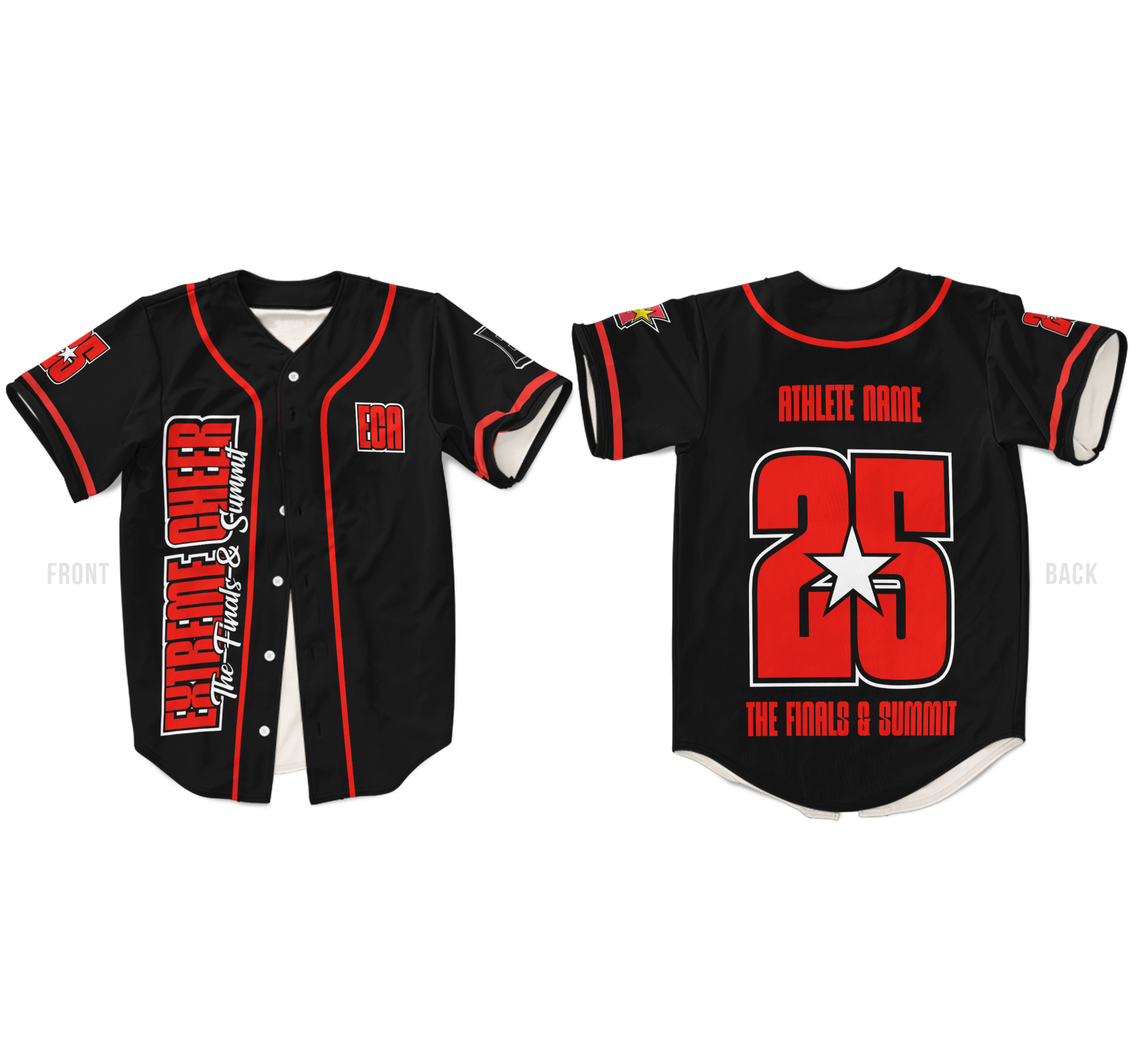 Custom baseball jersey Australian cheer and dance supplier TLC Spirit Wear