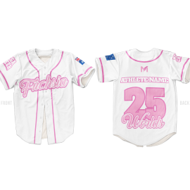 Custom Baseball Jersey – Mega Cheer Fuchsia 5