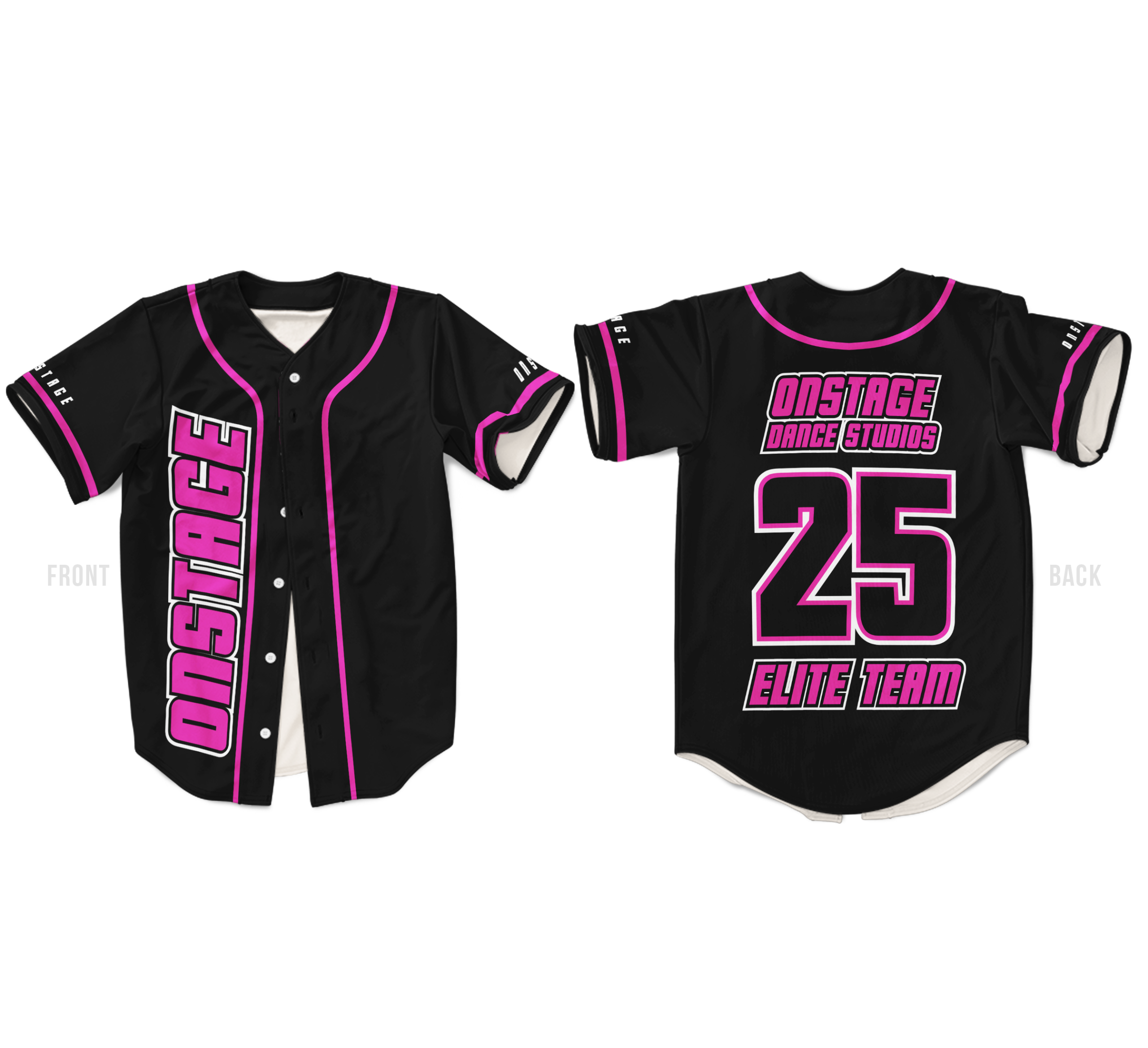 Custom baseball jersey Australian cheer and dance supplier TLC Spirit Wear