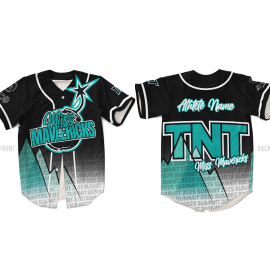 Custom Baseball Jersey – TNT All Stars Miss Mavericks