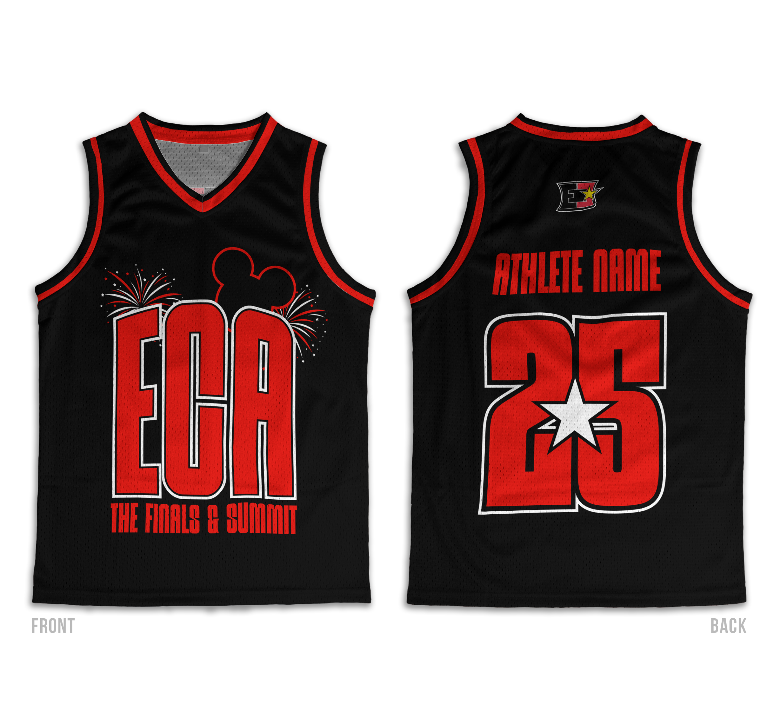 Custom All Star cheerleading and dance sublimation apparel designs Australia TLC Spirit Wear basket ball singlet jersey