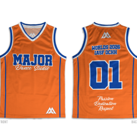 Basketball Singlet – Major Dance Studios 2