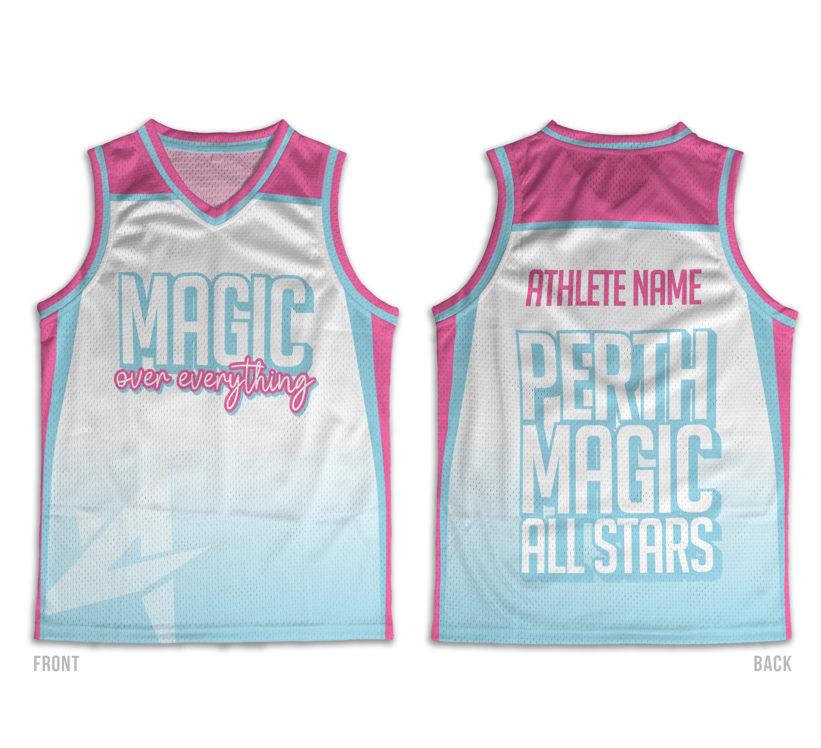 Basketball Singlet – Perth Magic All Stars – TLC Spirit Wear