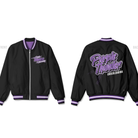 Bomber Jacket – Purple Thunder Cheerleading