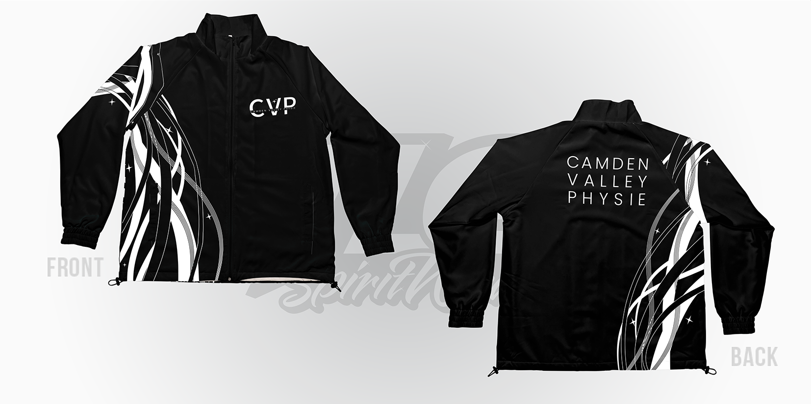 Custom cheerleading and dance apparel Australia TLC Spirit Wear sublimation slim fit jacket