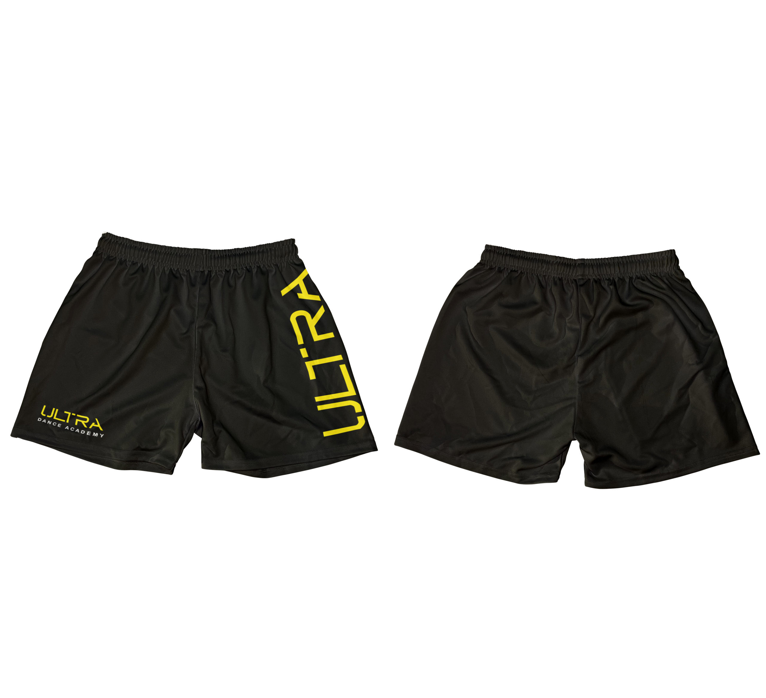 Custom All Star cheerleading and dance sublimation apparel designs Australia TLC Spirit Wear relaxed fit soccer shorts