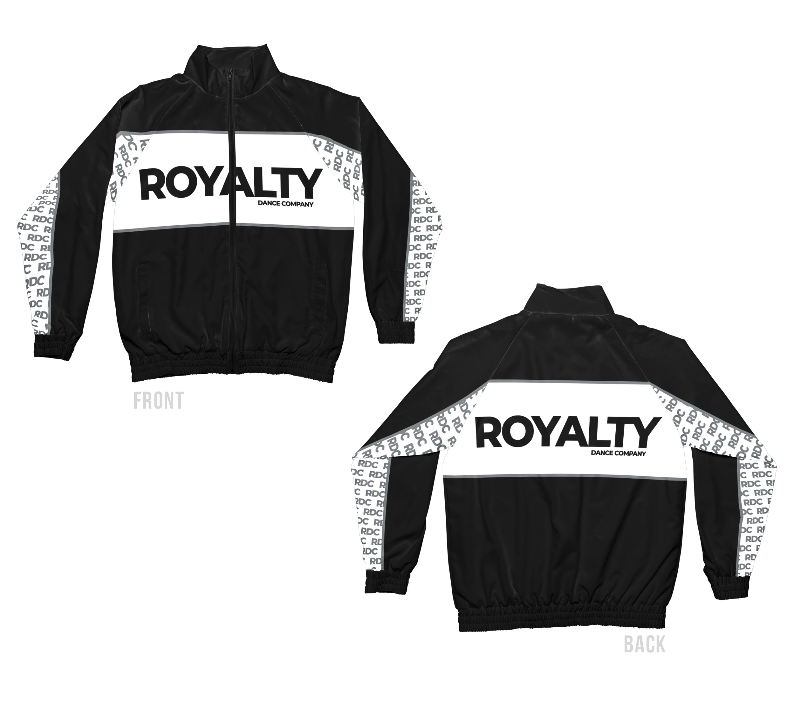 Custom cheerleading and dance apparel Australia TLC Spirit Wear sublimation windbreaker jacket