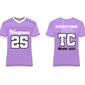 Custom Jersey Tee’s – Toxic Cheer Weapons